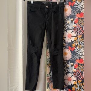 American Eagle Outfitters Women's Black Skinny Jeans